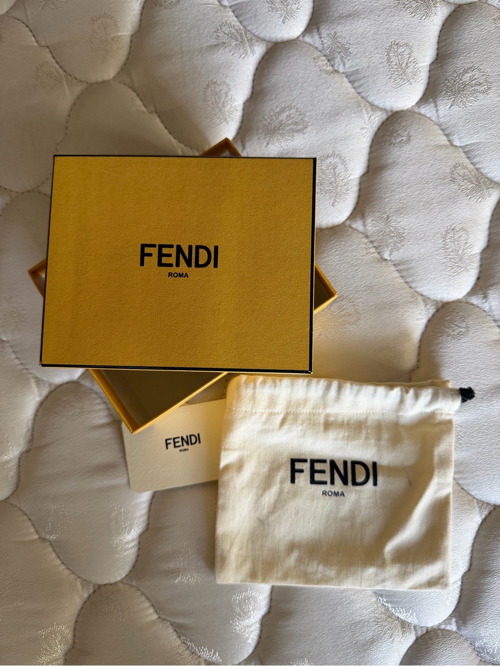 Fendi Gift Box with Drawstring Pouch
